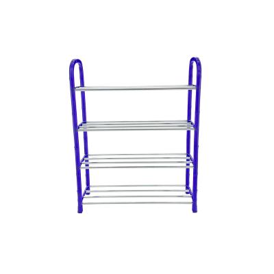 China Minimalist Morden Style Industrial Shoe Racks With Indoor Economical Small Shoe Cabinet Metal Frame Storage Standing Shoe Racks for sale