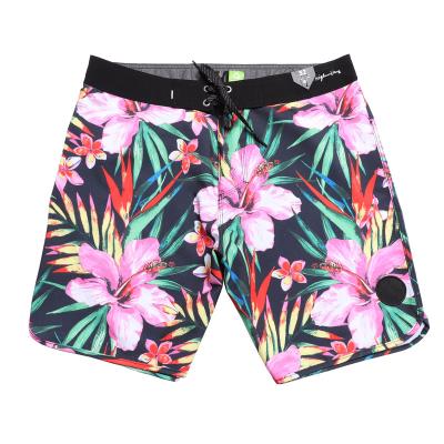 China QUICK DRY flowers and leaves designer beach wear swim shorts Men's seaside swimming and surfing shorts casual sports quick drying for sale