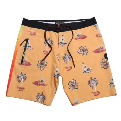 China QUICK DRY Men's beach shorts seamless fit technology wholesale digital printing sports swimming shorts for sale