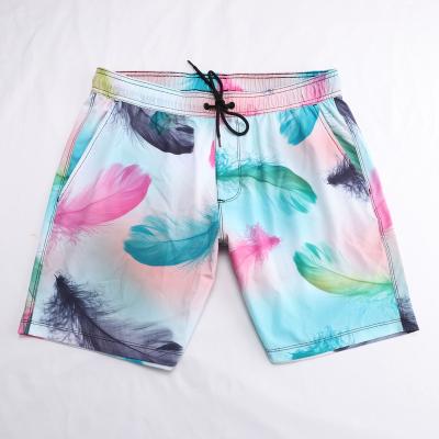 China QUICK DRY High quality men's sports shorts, fitness surfing beach printed shorts for sale