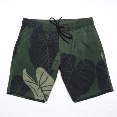 China QUICK DRY Customized brand men's printed running shorts, fitness surfing beach shorts Men's Elastic Waist Shorts for sale