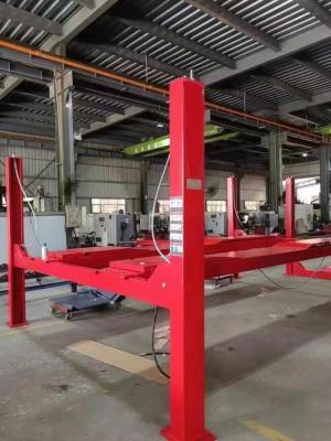 China Customizable Four Post Car Lift CE Electric Control Hydraulic 4 Post Truck Lift for sale