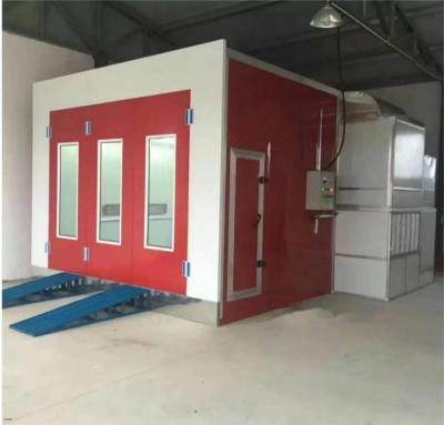 China Galvanized Steel Car Paint Oven CE Approval Auto Body Spray Booth for sale