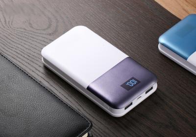 China el banco del poder 15000mAh (cargador portátil) con la exhibición del LCD, 1-Micro USB, 2-Port hizo salir la batería externa para el iPhone, iPad en venta