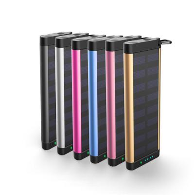 China Outdoor Camping Solar Charger Power Bank LED Indicating Lamp For Iphone XS for sale