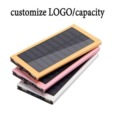 China High Capacity Solar Charger Power Bank 10000mAh External Battery Pack OEM / ODM for sale