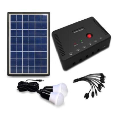 China LED Home Lighting Small Solar Energy System 4W 2600mah Battery 3 Meters Led Line for sale