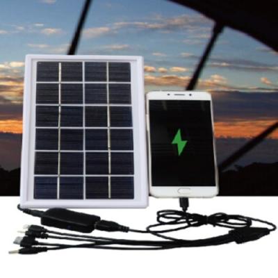 China Portable Small Solar Energy System 1W LED Power 6V 4.5Ah Plumbic Acid Battery for sale