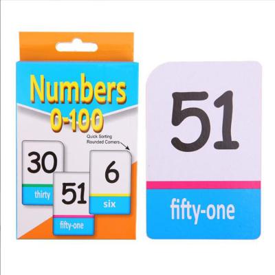 China Cartoon Toy Custom Printed Educational Memory Flash Cards For Children for sale