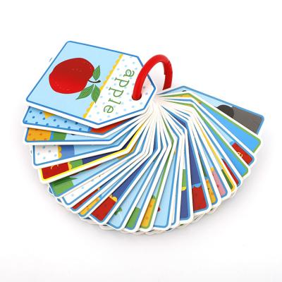 China Cartoon Toy Custom Printing Kids Learning Card Children Memory Flash Card Educational Printing for sale