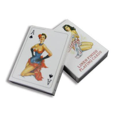 China Paper front and back both sides custom printed playing cards for sale