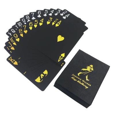 China Plastic Competitive Price Box Poker Custom Card Game Printing 350gsm Paper And 0.32mm Plastic Custom Plastic Playing Cards for sale