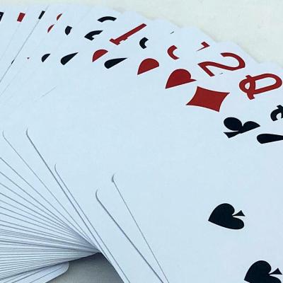 China Custom Printing Paper Poker Paper Advertising Playing Cards With Company Logo for sale