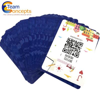 China Factory supply custom cheap playing card logo paper playing card for sale