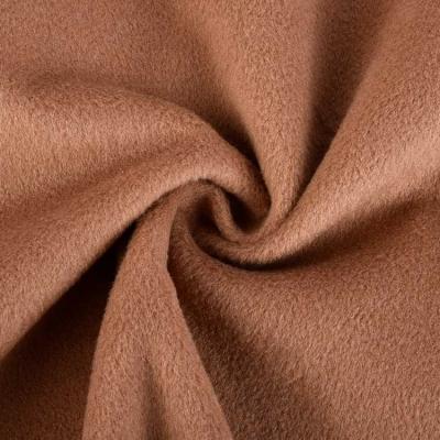 China Brushed Sueded Knit Fabric Manufacturer 92%Polyester 8%Rayon Double Faced Knitted Woolen Fabric For Women's Coats In Winter for sale