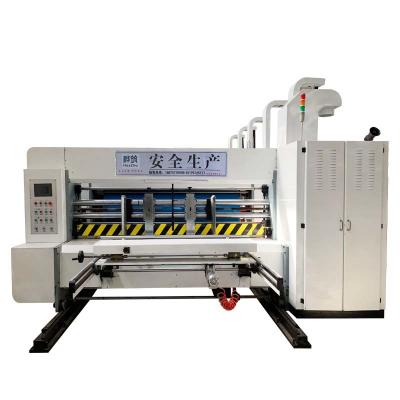 China White Hotels Flexo Printing Die Cutting And Slotting Machine For Corrugated Cardboard Box for sale