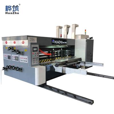 China Automatic Food 1 Color Slotting Printing Slotter Flexo Printer Machine For Corrugated Cardboard To Make Box for sale