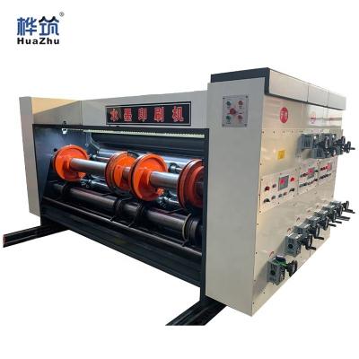 China Hotel Chain Semi Automatic Feeder Rotary Die Cutting Slot Machine For Cardboard Cardboard Boxes Making for sale