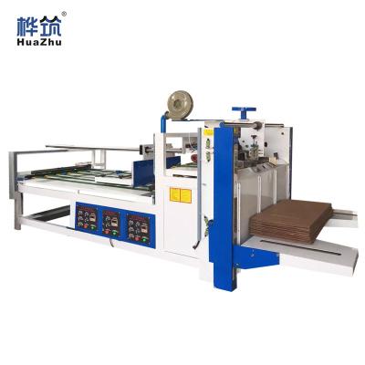 China Good semi automatic food price folder gluer flexo printer machine for corrugated carton box for sale