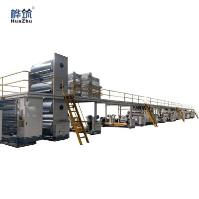 China Fully Automatic Single Food Facer Corrugated Paper Making Machine With 2 Ply Corrugated Production Line for sale