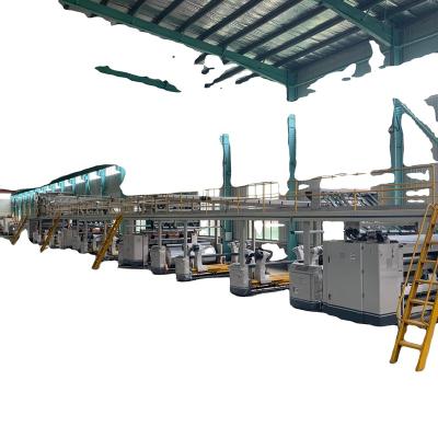 China China food factory 3/5/7 layer corrugated papervard production line for sale