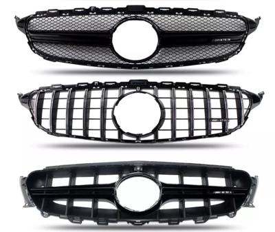 China Plastic Material Car Accessories Spare Parts for W205 Mercedes Diamond Grill for sale