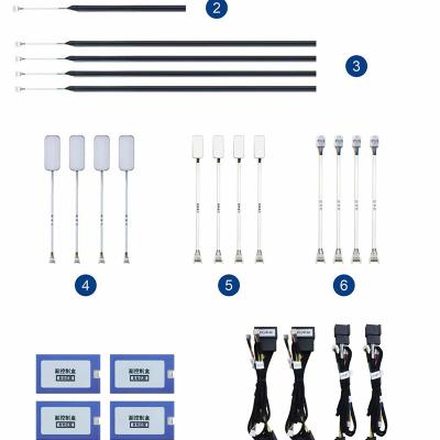 China Car LED Lamp Lighting Kit VW Ambient Lights For Volkswagen Passat for sale