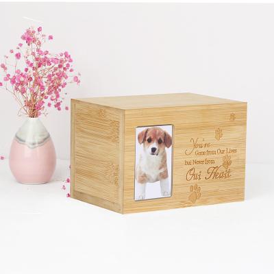 China Amazon Hotsale Stored Pet Urns Made Of Bamboo And Wooden Bamboo Products Pet Cat And Dog Animal Burial Supplies for sale