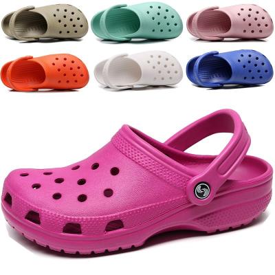 China Lightweight High Quality Eva Crocks Material Women and Men's Unisex Garden Clogs Shoes Slippers Sandals for sale