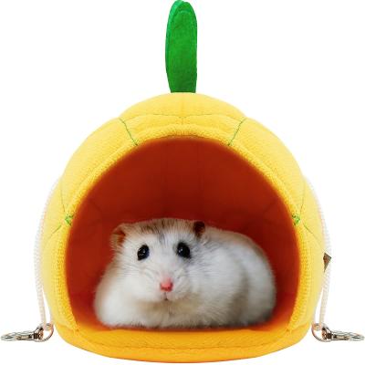 China Cute Viable Hamster Hammock Small Animals Hanging Bed Mat House Cage Nest Accessories Sugar Glider Hamster Small Bird Pet for sale