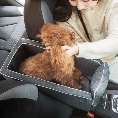 China High Quality Viable Pet Booster Seat Carrier ON Car Armrest Perfect For Dog Cat Booster Seat for sale