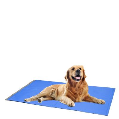 China Wholesale Stored Pet Ice Pad For Summer Two Color 6 Sizes Suitable For Dog Cat Rabbits All Kinds Of Pet Cooling Bed Cushion for sale