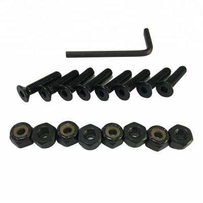 China Skateboard Mountain Phillips Head Screw Bolts Nuts Steel Hardware for sale