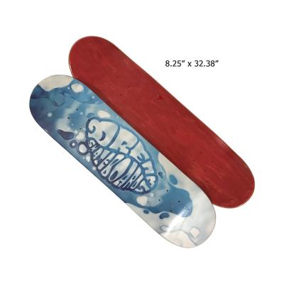 China Kid Canadian Maple Skateboard Cold Pressed Printing Deck for sale