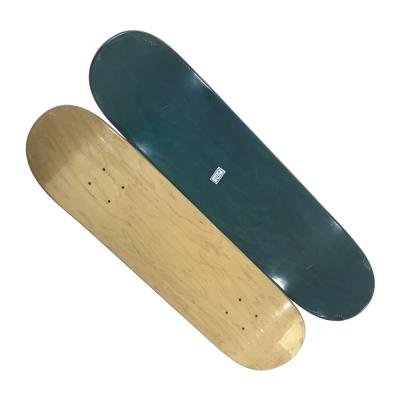 China Cold Pressed Maple Blue Canadian Wood Skateboard Longboard Skateboard Deck for sale