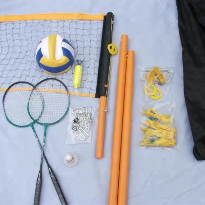 China Outdoor Badminton Sports Training Net PVC Volleyball Set Combo Practice Mesh for sale