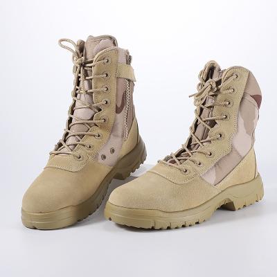 China Waterproof High Quality Durable Using Sole Rubber Army Boots Of Various Anti-slippery Military Boots for sale