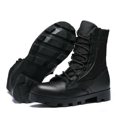 China Breathable Outdoor Men Drop Down Tactical Military Boots Work Safty Men Shoes Lace-Up BOW Army Boot Ankle Combat Sports Boots for sale