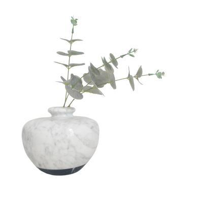 China New Design Modern Marble Vase Art Home Decor Marble Vases For Flowers for sale