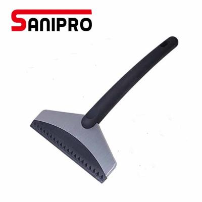 China Durable Steel Car Scraper Durable Steel Car Window Shovel Snow Brush ABS Sanipro Snow Ice Cleaning Scraper for sale