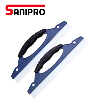 China Viable Sanipro Silicone Car Window Wash Cleaning Brush Cleaner Wiper Squeegee Drying Universal Blade Silicone Wash Blade for sale