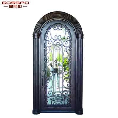 China XS12-057 Anti-Aging Double Entry Office Cast Iron Door Skin Mold for sale