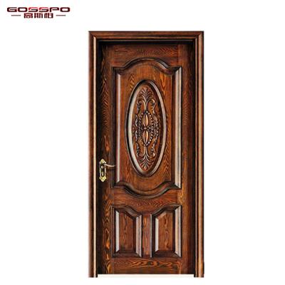 China XS2-009 Malaysia Anti-Aging Solid Wood Home Teak Doors Design for sale