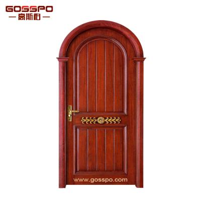 China interior proof wooden door etc. sound design antique cherry main door interior door arch for sale