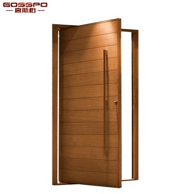 China XS13-045 Modern Interior Solid Oak Wooden Door Kenya for sale