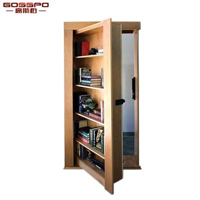 China Modern XS15-003 Plywood French Wooden Hidden Door for sale