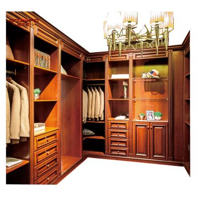 China Antique Solid Wood Wardrobe Solid Wood Wardrobe With Solid Wood Doors for sale