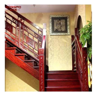 China GSP16-009 Winder Classic Spiral Stairs Wooden Stairs for sale