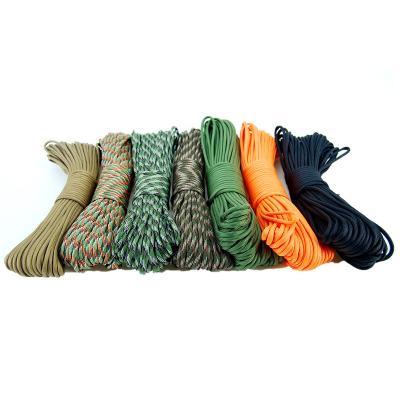 China BEIZE Outdoor Camping Hike Travel Customized 4mm 7 Strands Inner Reflective 550 Threads Nylon Paracord Rope for sale