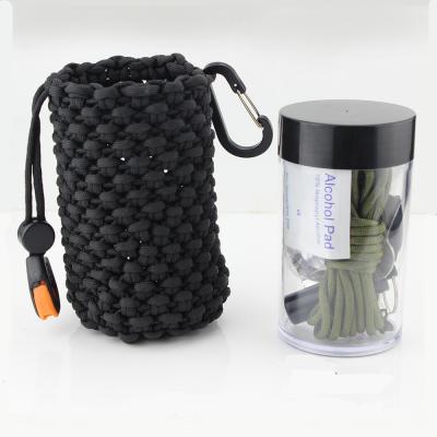 China Portable Parachute Rope Weaving Equipment Bag Outdoor Camping Rescue Survival Kit for sale